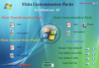 Vista Customisation Packs, For WinXP (by Strayan)