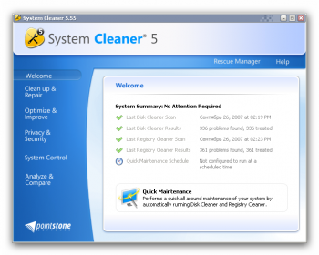 Pointstone System Cleaner 5.80d