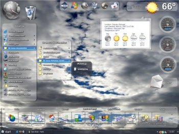 Winstep AeroSky - красивая тема для Windows