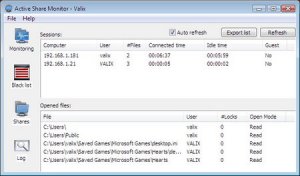 ValixSoft Active Share Monitor v1.2