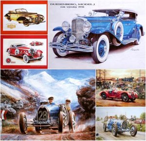 Old Cars in Fine Art Wallpapers