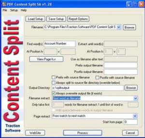 Traction Software PDF Content Split SA 1.29