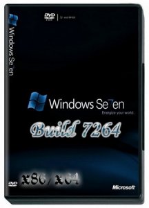 Windows 7 Build 7264 x86/x64 + RUS x86/x64 LP (2009/ENG/RUS LP)