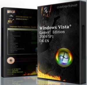 Windows Vista Gamer Edition x86 SP1 ENG By UNDEADCROWS (2009/ENG/DK + RUS MUI)