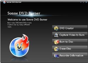 Sonne DVD Burner v3.1.1.1
