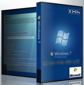 Windows Se7en PRO Eee lite (2009/ENG/RUS)
