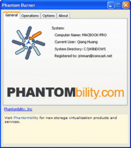Phantom Burner v1.5.2.2087 
