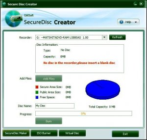 Gilisoft Secure Disc Creator v1.1