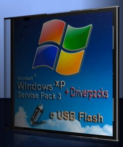 Windows XP SP3 VL with DriverPacks USB FlASH (2010/RUS)