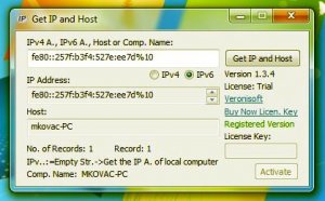Veronisoft Get IP and Host v1.3.4