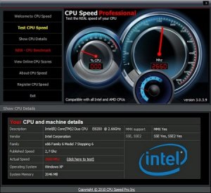 CPU Speed Professional 3.0.3.9