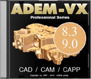 CAD/CAM/CAPP/CAE Adem 8.3-9.0 + Portable (2010)