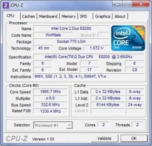 CPU-Z 1.55 Final