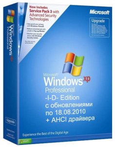 Windows XP Professional SP3 Russian VL (-I-D- Edition) обновления по 18.08.2010 + AHCI