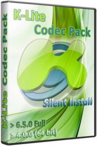 K-Lite Codec Pack 6.5.0 AIO + 64 bit 4.0.0 Silent Install (2010/ENG)