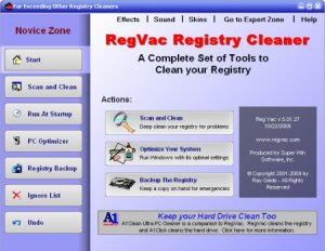 RegVac Registry Cleaner v5.02.06 Retail