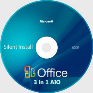 Microsoft Office Pack 3 in 1 AIO Silent Install 2010/RUS