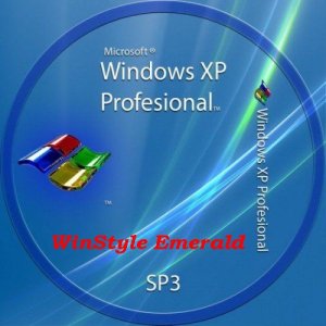 Windows XP Pro VL SP3+ 5.1.2600 WinStyle Emerald x86 (2011/Rus)