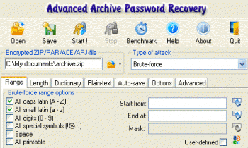 Advanced Archive Password Recovery 3.01.7