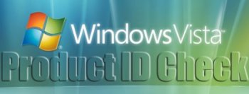 Microsoft Windows Vista PID Check