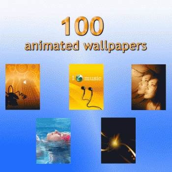 100 анимированных изображений (240х320)