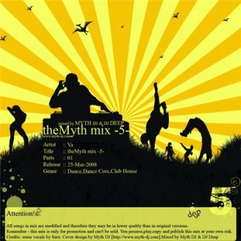 The Myth Mix vol 5 (Mixed by DJ Myth vs DJ Deep)(2008)