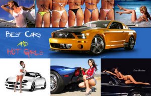Cars With Hot Girls Wallpapers