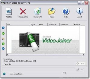  Boilsoft Video Joiner (formerly AVI/MPEG/RM/WMV Joiner) 5.32 