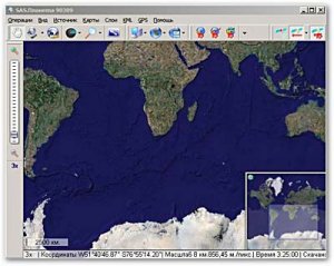 SAS.Планета 90309- Просмотр спутниковых карт 
