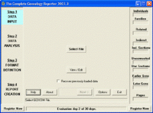 The Complete Genealogy Reporter v2009.90513