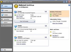 Webroot Software AntiVirus with AntiSpyware v6.1.0.110