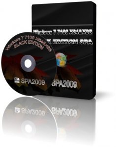 Русская сборка 7100.0.090421-1700 x86 + x64fre RU Ultimate Black Edition SPA