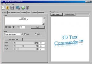 Insofta 3D Text Commander 2.5