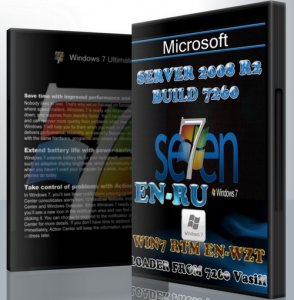 Windows 7 Server 2008 R2 Build 7260 &#224; la client x64 EN/RU (Vasill)