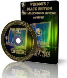 WINDOWS 7 BUILD 7600 Black Edition RTM SPA X86 DVD RUSSIAN
