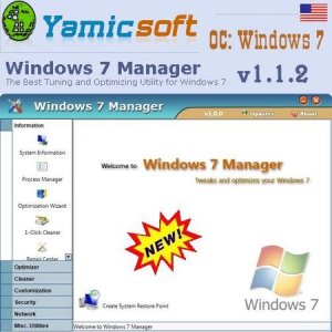 Yamicsoft Windows 7 Manager v1.1.2 (32Bit) + Русификатор