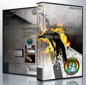 Windows Vista Cyber Edition V2 x86 SP2 By UNDEADCROWS (2009/ENG + Rus LP)