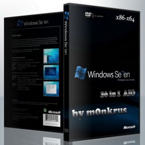 Microsoft Windows 7 x86-x64 36in1 (AIO) by m0nkrus (2009/RUS/ENG)