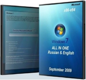 Windows 7 ALL-IN-ONE OEM Build 7600 16385 x86x64 Russian&English