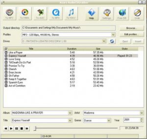 Axara Audio CD Grabber 2.7.8.332