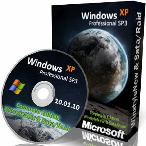 Windows XP SP3 Corporate Edition WinstyleNew & Sata/Raid [RUS/2010]