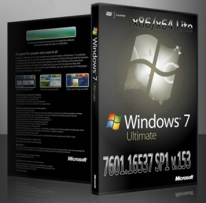 Windows 7 Ultimate 7601.16537 SP1 v.153 x86/x64 Lite (2010/ENG/RUS)
