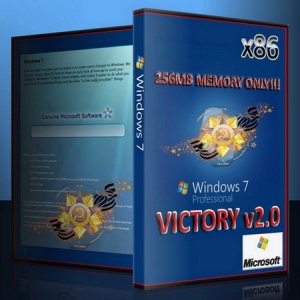 Windows 7 x86 Professional Victory 2.0 [256 MB ONLY] (2010/RUS)