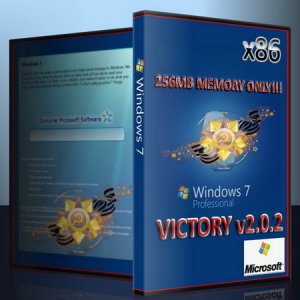 Windows 7 x86 Professional Victory 2.0.2 [256 LUX] (2010/RUS)