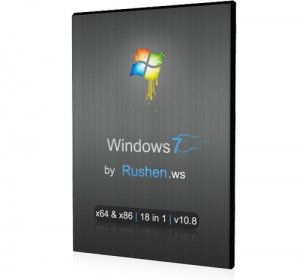 Windows 7 by Rushen v.10.8 (x86/x64) 18 in 1 (RUS/ENG)