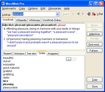 WordWeb Pro 5.52