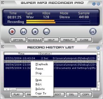 Super Mp3 Recorder Professional 6.2 + Rus